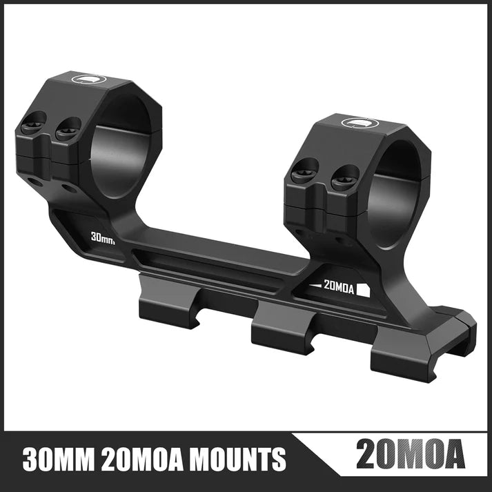 20 MOA unimount for Picatinny, 30/34mm