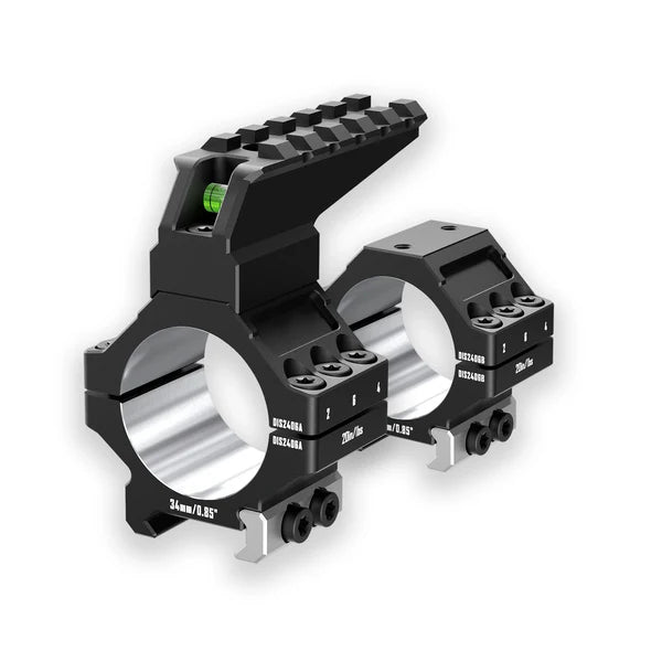 7075 Aluminum Heavy Duty Scope Rings – 30mm/34mm Tube