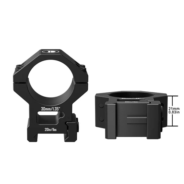 Picatinny Scope Rings for 25.4mm＆30mm Tubes – 1.35" High