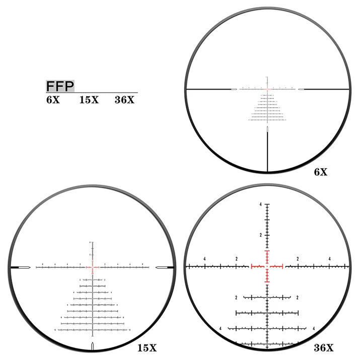 XED 6-36X56SFIR FFP-MRAD (Rings Included)