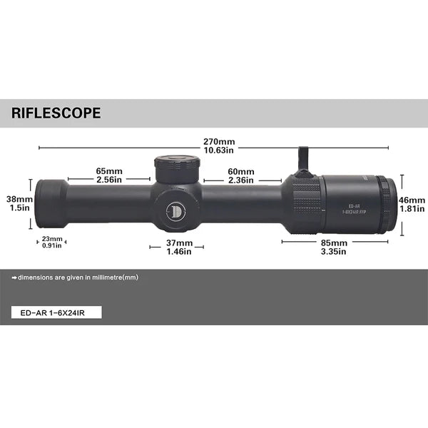 ED-AR 1-6X24IR FFP-MIL