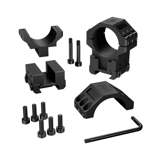 7075 Aluminum Heavy Duty Angle-Adjustable 30/60/90 MOA Scope Rings
