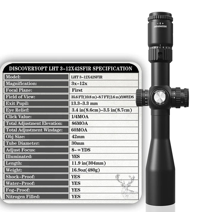 LHT 3-12X42SFIR FFP